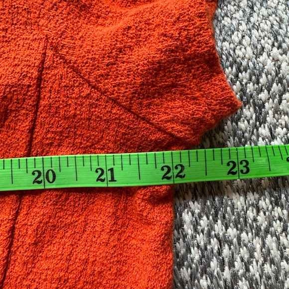 SOLD 🎉HP🎉 🧡 NWT Madewell Texture & Thread Burnt Orange Wrap Tie Top - XL - Picture 12 of 14